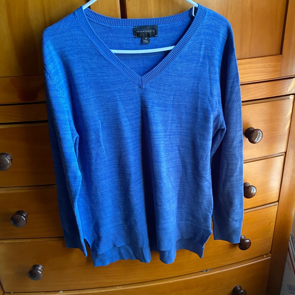 NWOT brand new blue sweater